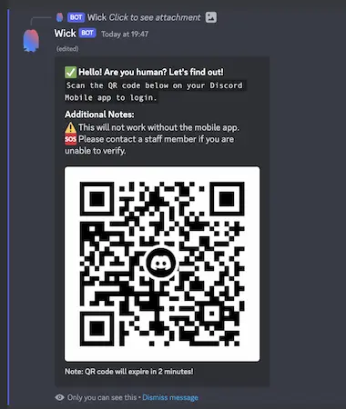 QR Verification Scam